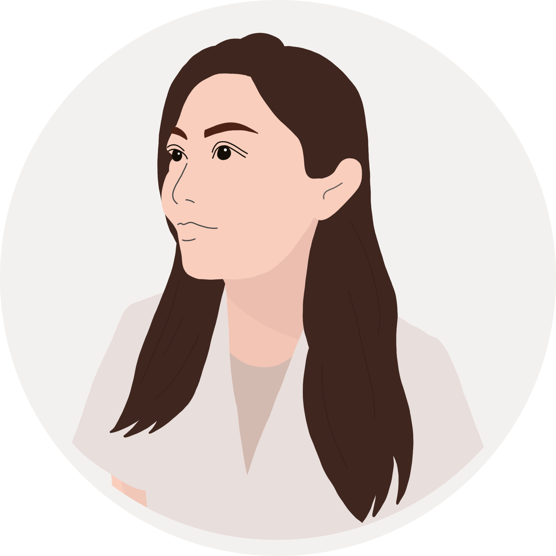 加藤歯科医院歯科医師、加藤愛美のイラスト